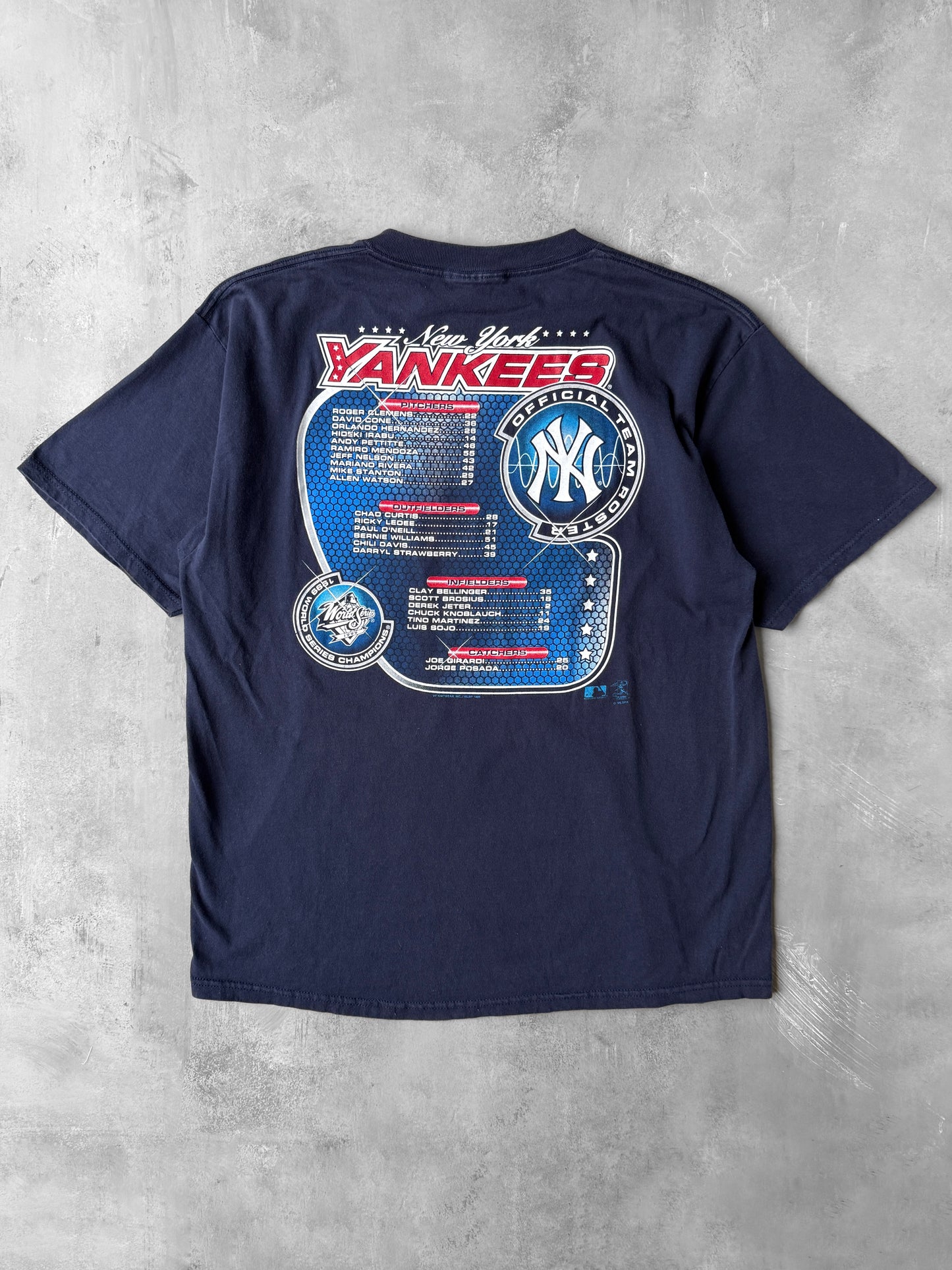 New York Yankees World Series T-Shirt '99 - XL