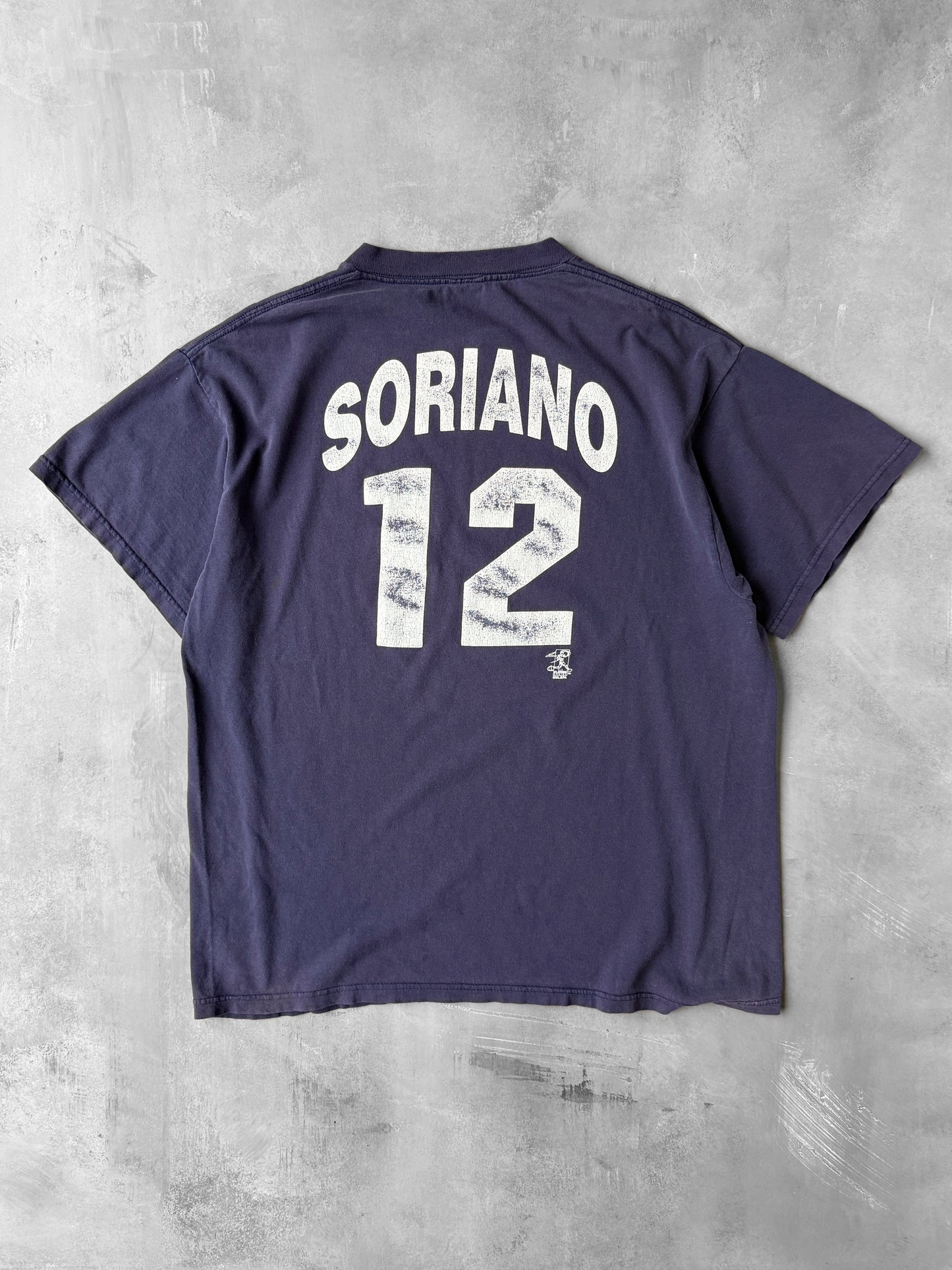 New York Yankees Soriano T-Shirt Y2K - Large
