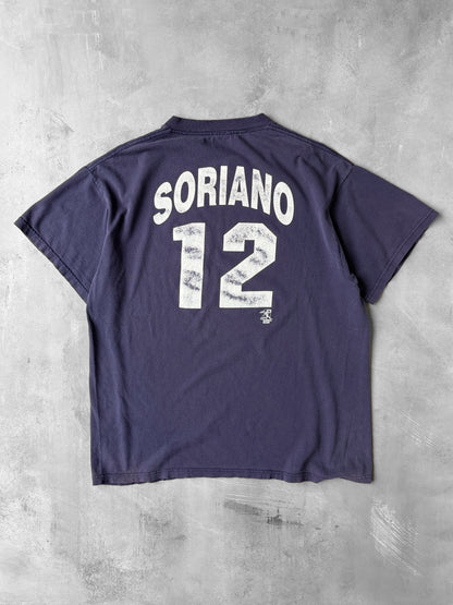 New York Yankees Soriano T-Shirt Y2K - Large