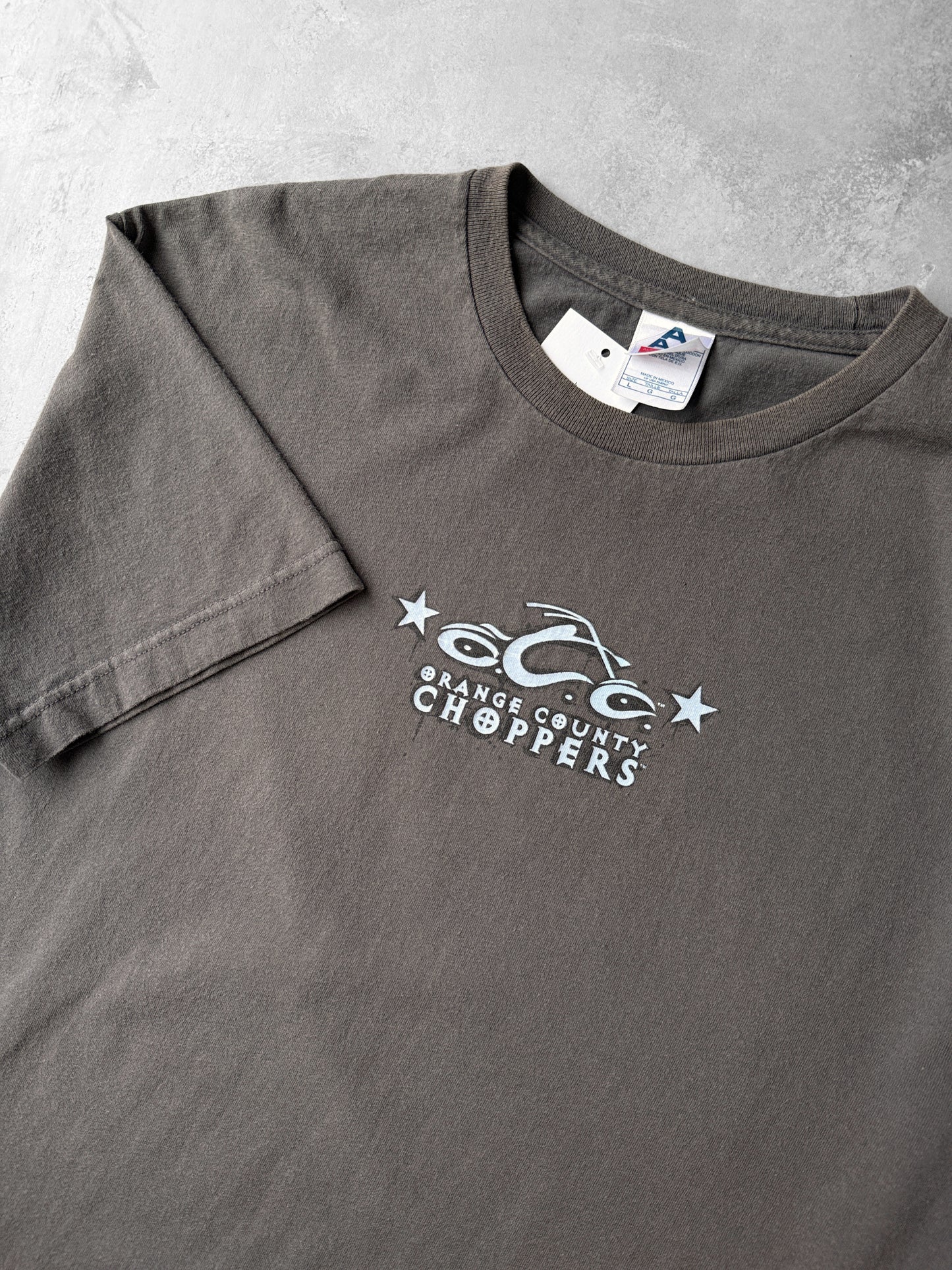 Orange County Choppers T-Shirt Y2K - Large