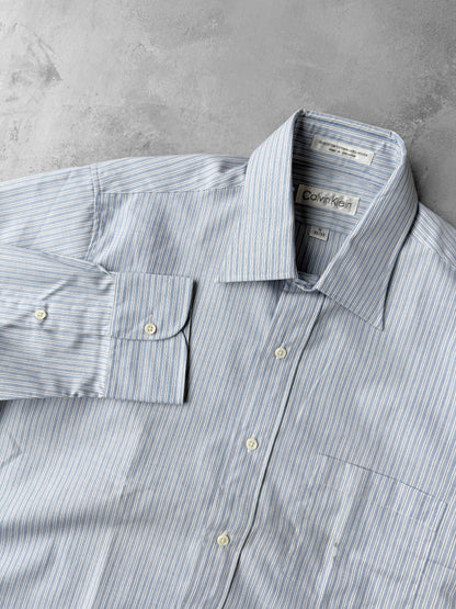 Spread Collar Dress Shirt 90's - Large