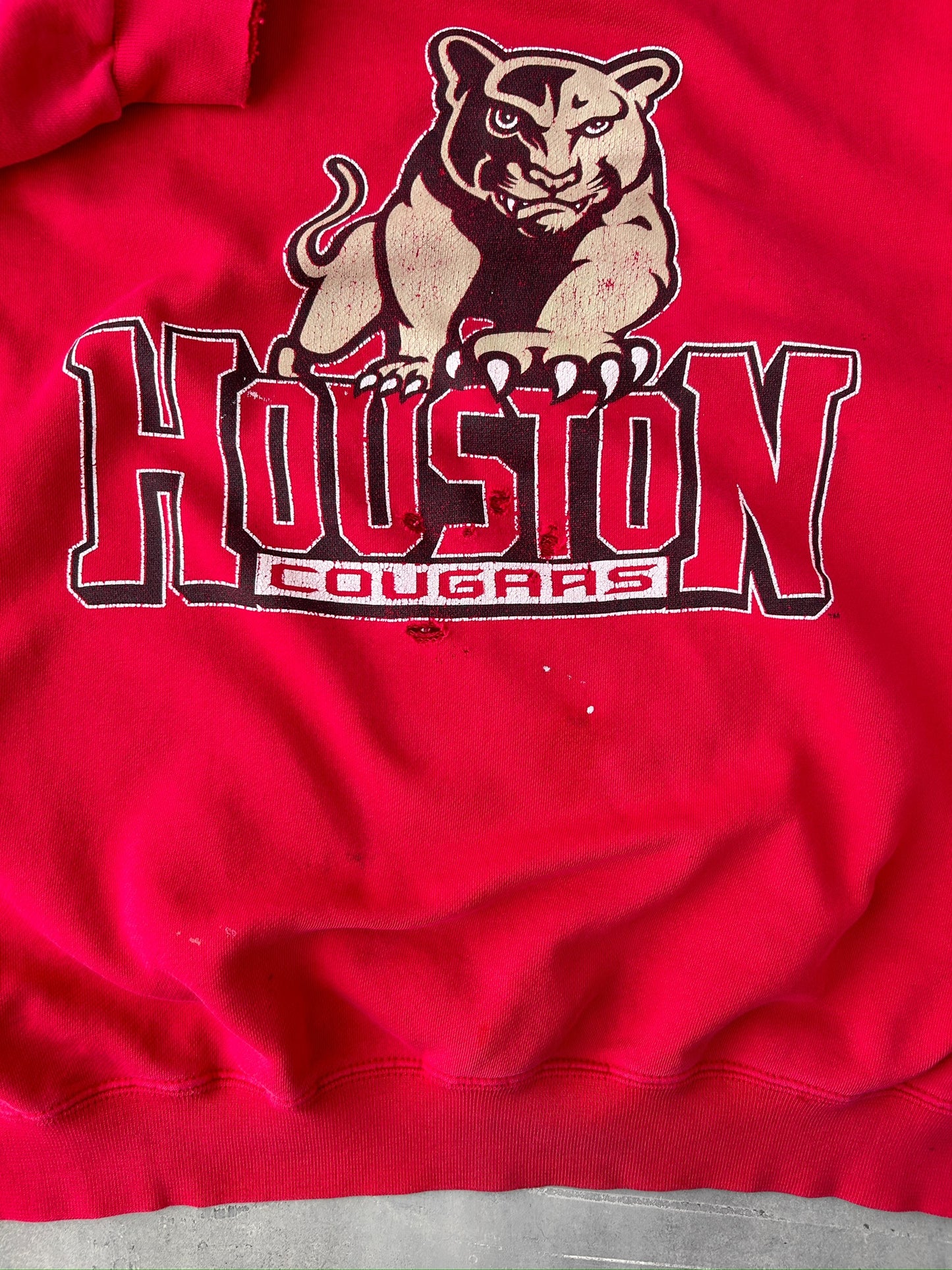 University of Houston Cougars Sweatshirt 90's - XXL