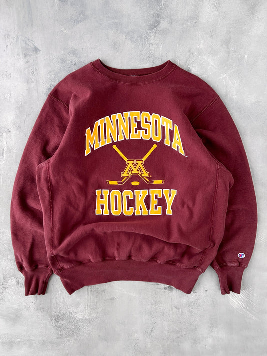 University of Minnesota Hockey Sweatshirt 90's - XL