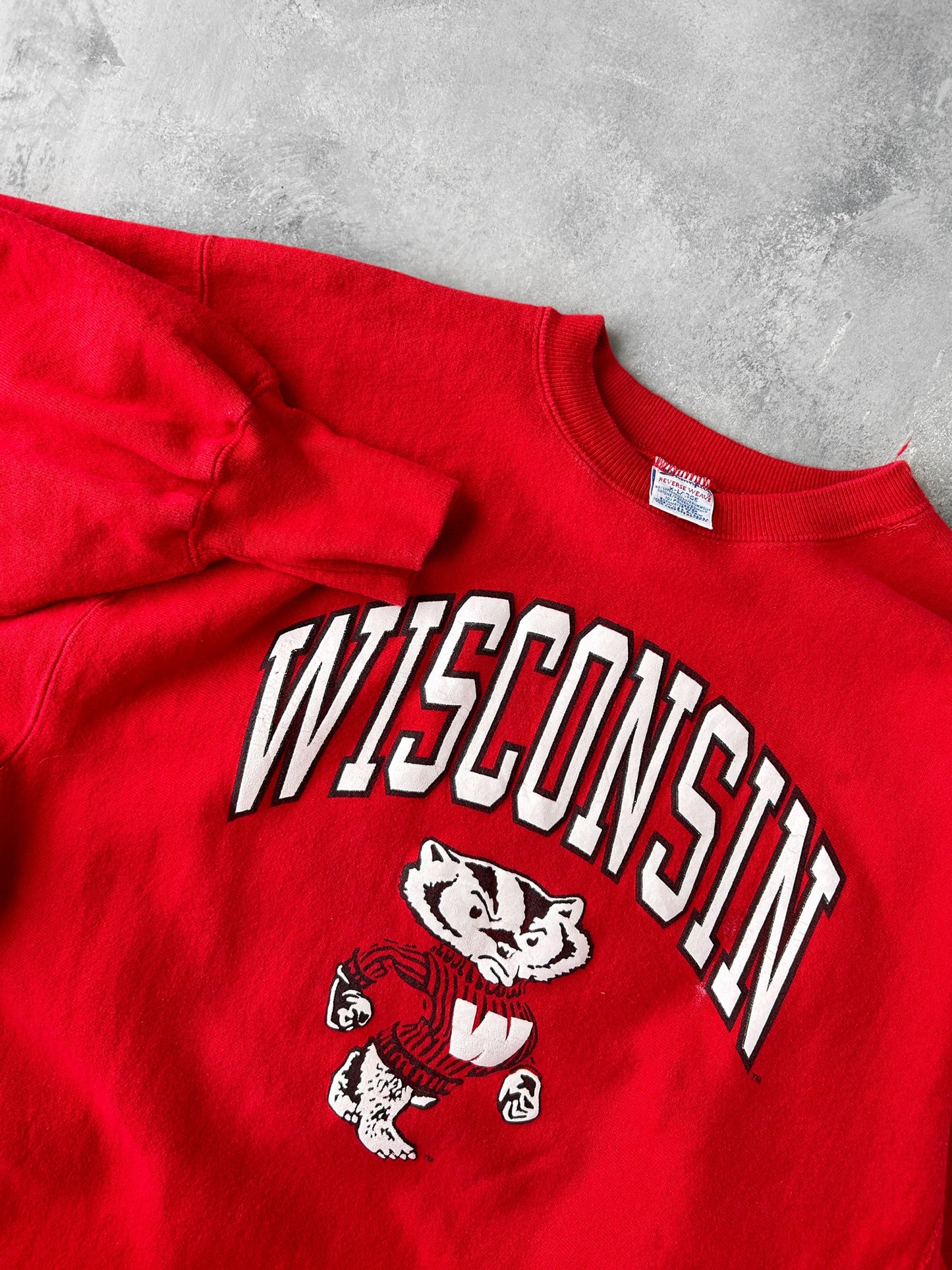 University of Wisconsin Sweatshirt 90's - Large / XL