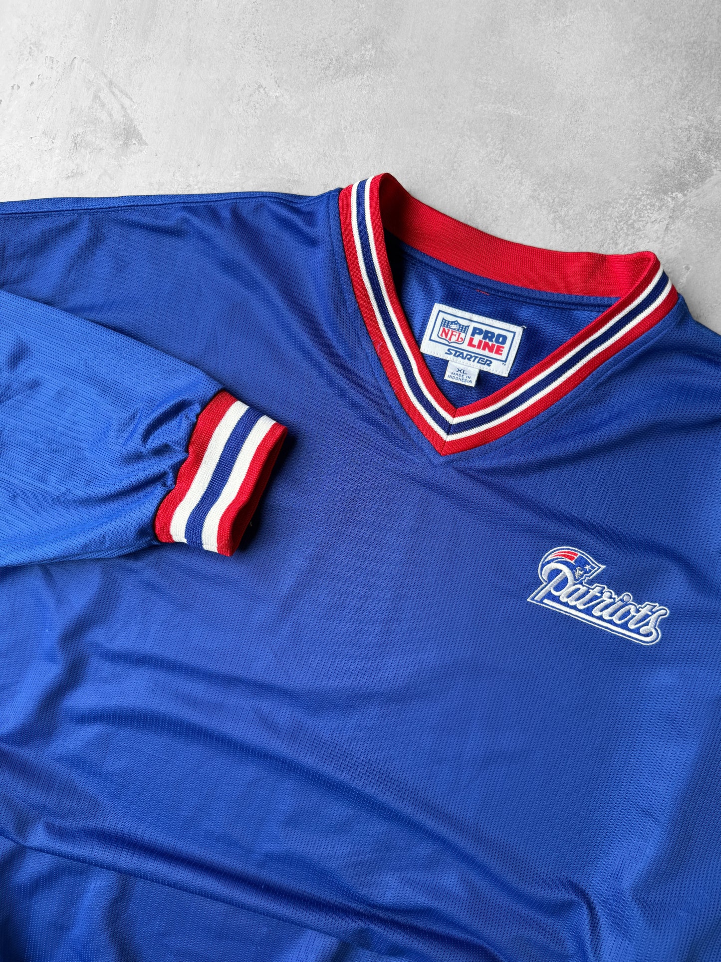 New England Patriots Mesh Pullover 90's - XL