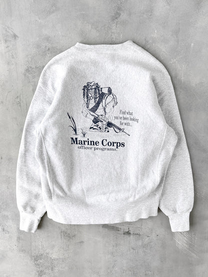 Marine Corps Sweatshirt 90's - Large