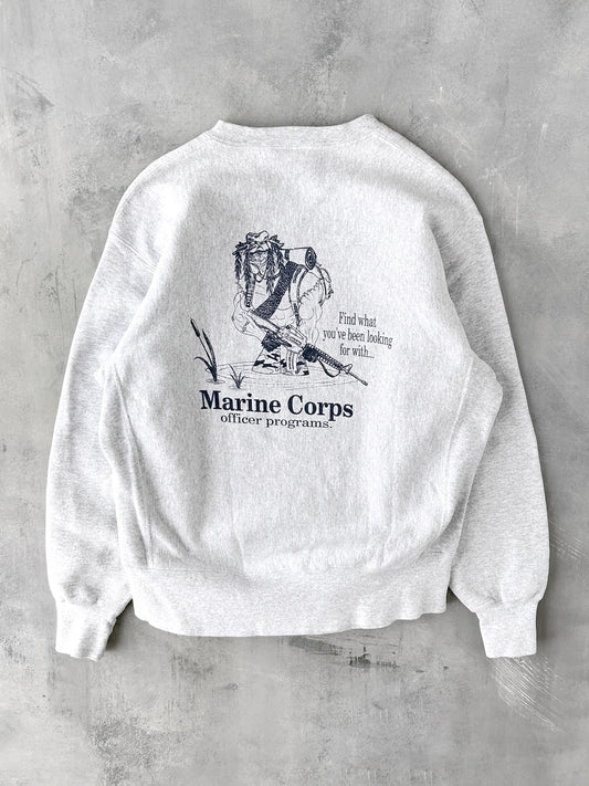 Marine Corps Sweatshirt 90's - Large