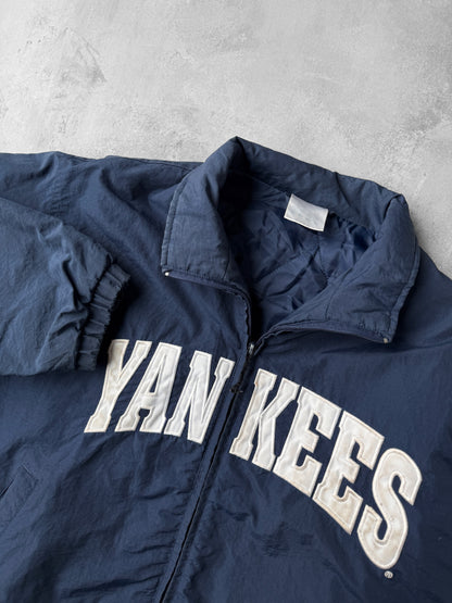 New York Yankees Puffer Coat Y2K - Large