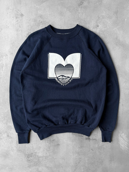 Morrisville, New York Sweatshirt 80's - Large