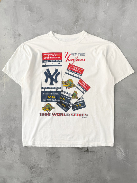 New York Yankees World Series T-Shirt '96 - XL
