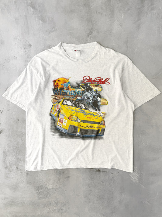 Dale Earnhardt Wrangler Car T-Shirt 90's - XXL
