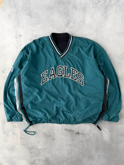 Reversible Philadelphia Eagles Pullover 90's - XL