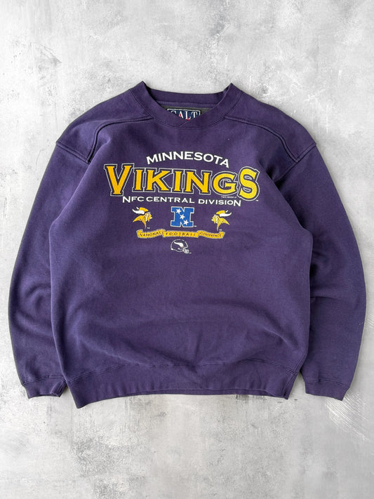 Minnesota Vikings Sweatshirt 90's - Large