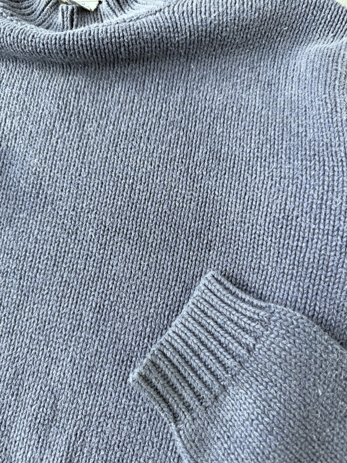 Mock Neck Crop Sweater Y2K - Medium