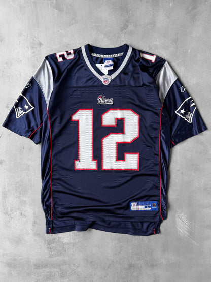 New England Patriots Jersey Y2K - Large