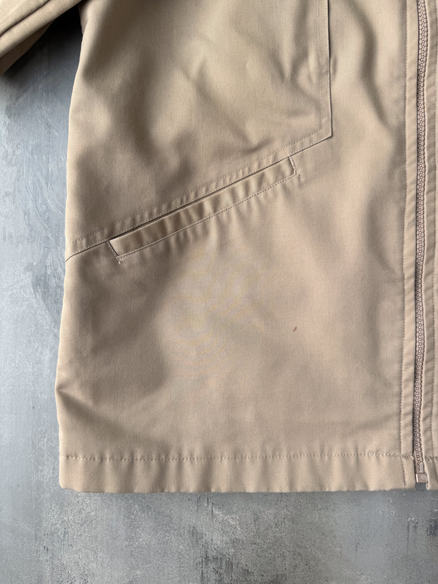 Short Gabardine Jacket 80's - Medium