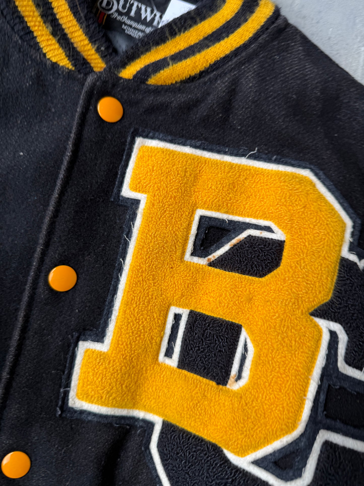 Chain Stitched Varsity Jacket 90's - Large