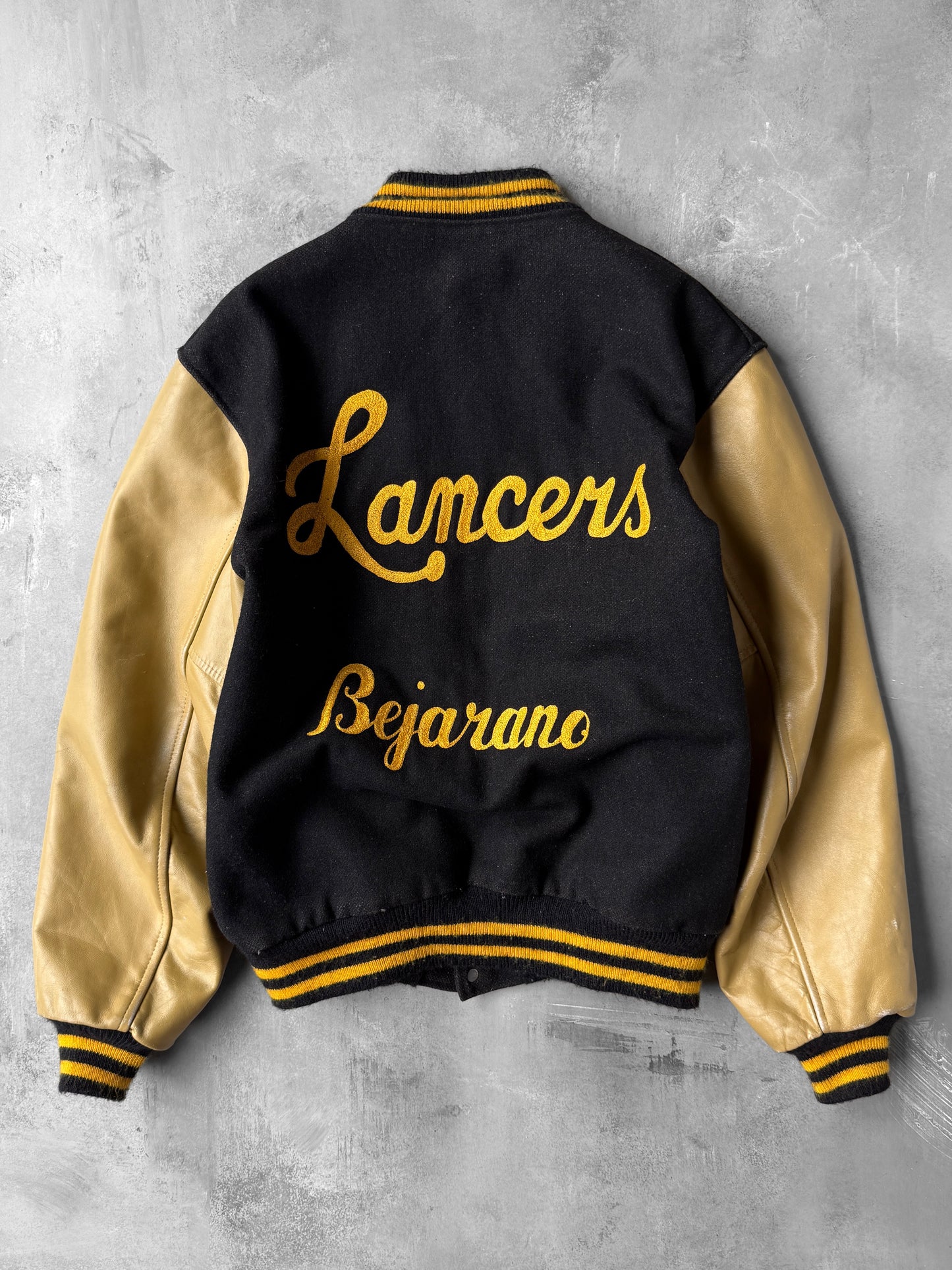 Chain Stitched Varsity Jacket 90's - Large