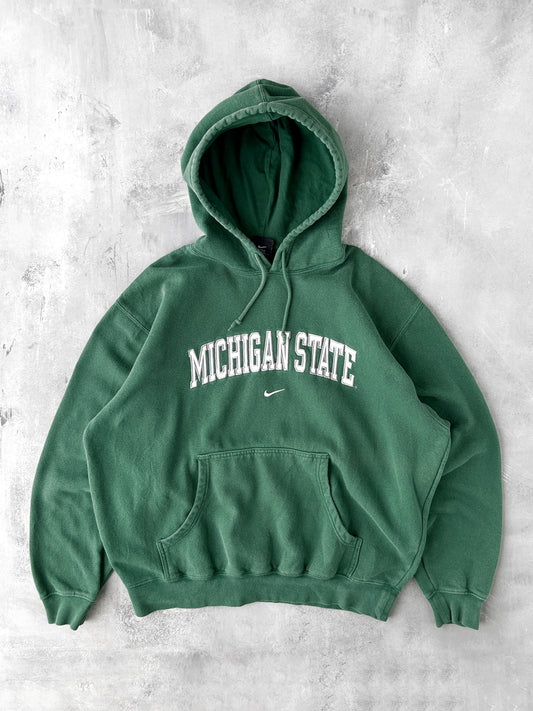 Michigan State University Nike Hoodie 00's - XL
