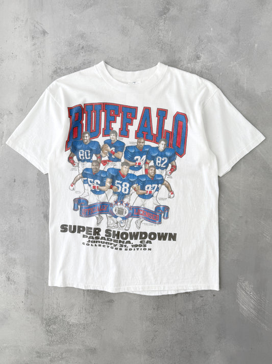 Buffalo Super Bowl Team T-Shirt '93 - Large
