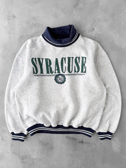 Syracuse University Turtleneck Sweatshirt 90's - Large
