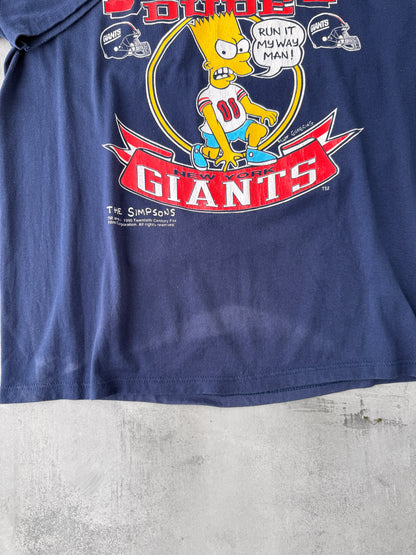 New York Giants Bart Simpson T-Shirt '90 - Large