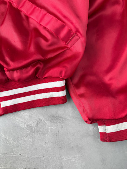 University of Alabama Satin Bomber Jacket 80's - Small / Medium