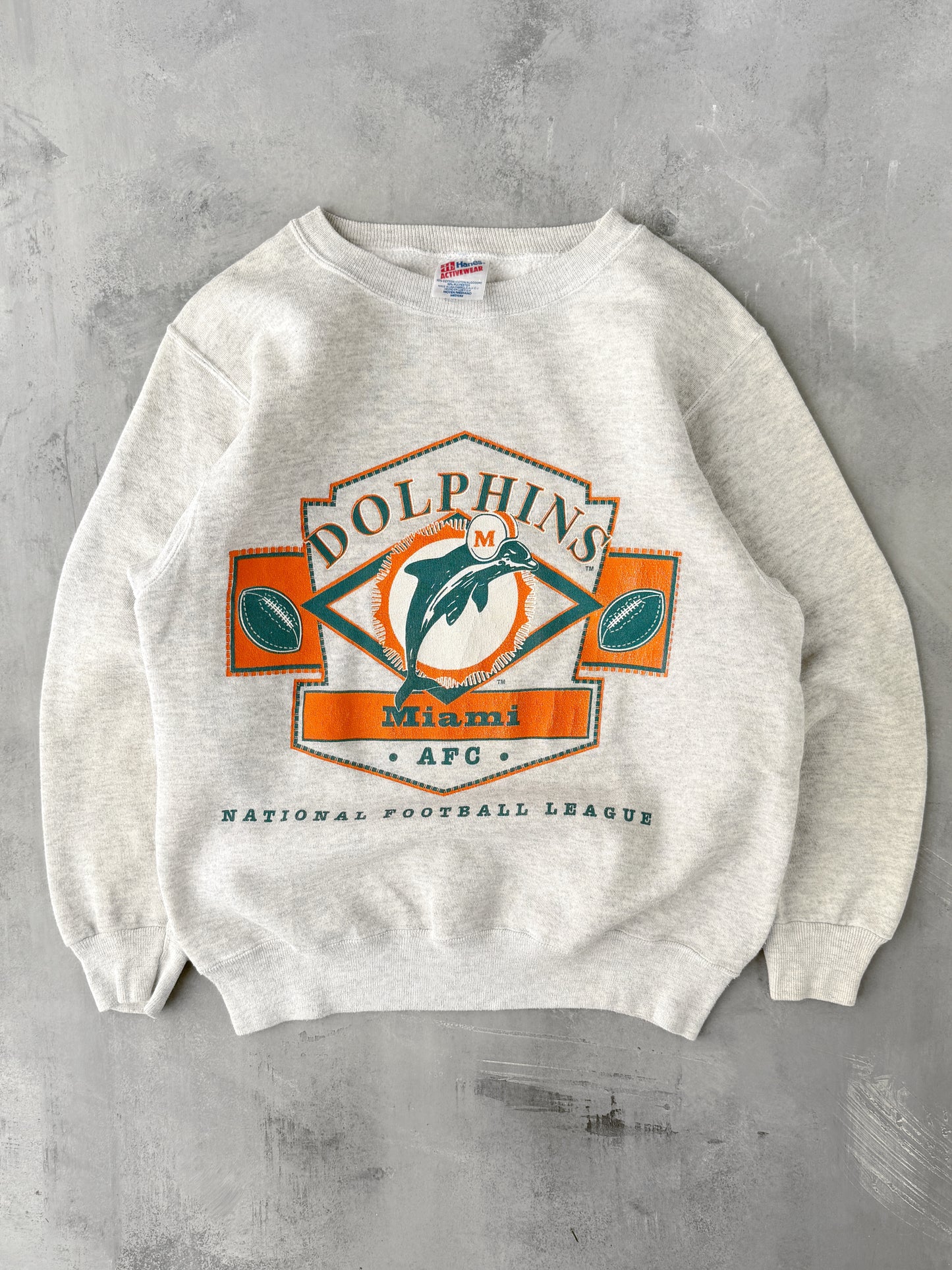 Miami Dolphins Sweatshirt 90's - Medium