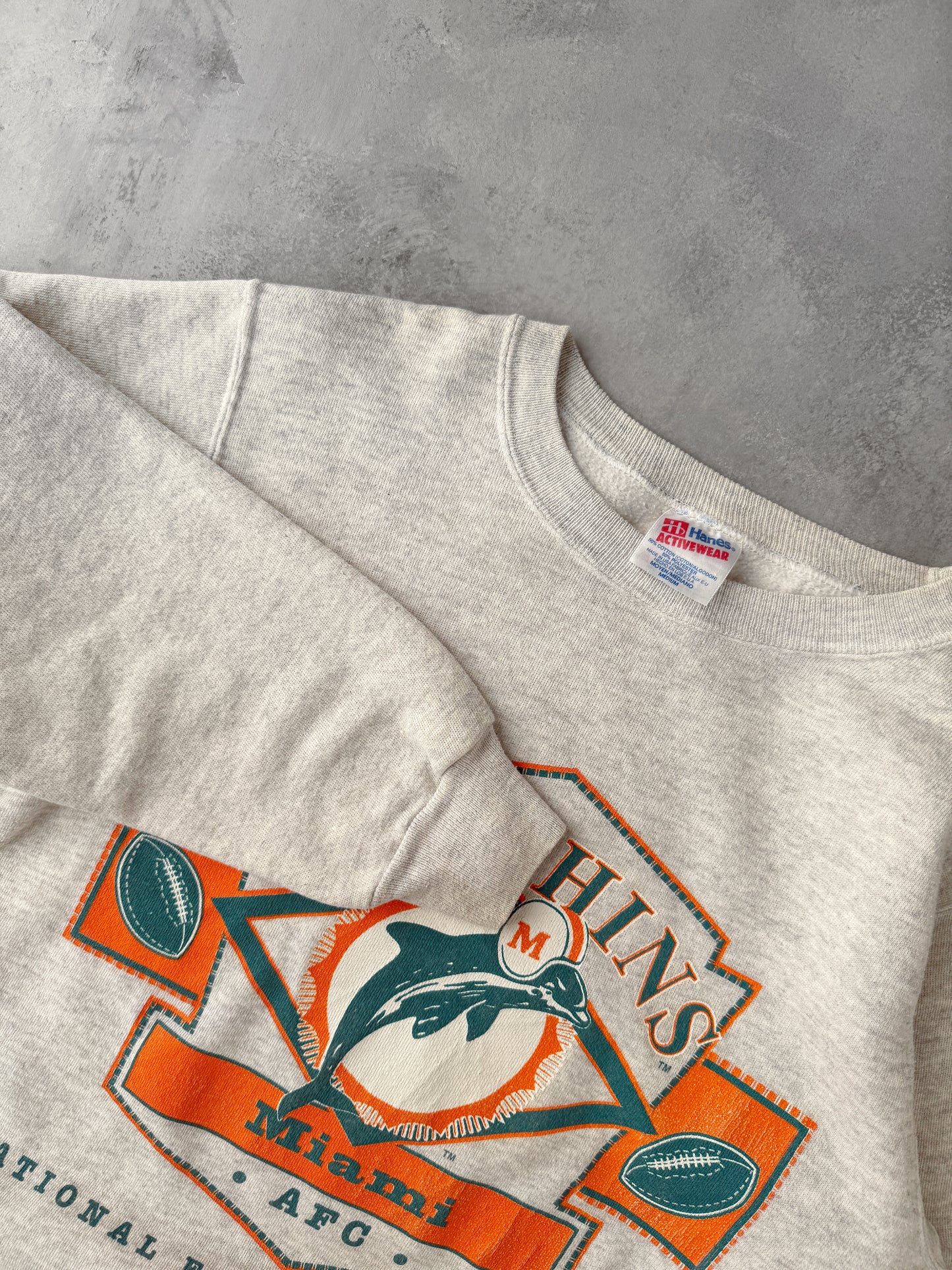 Miami Dolphins Sweatshirt 90's - Medium