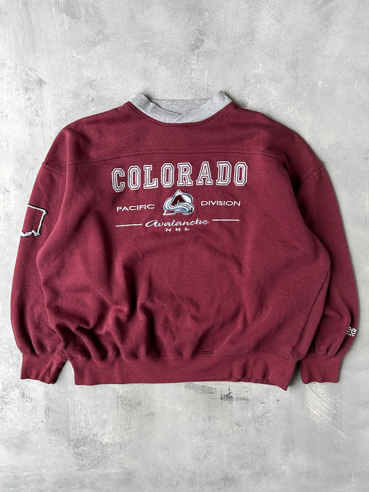 Colorado Avalanche Sweatshirt 90's - XXL