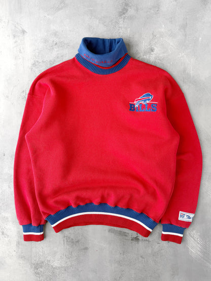 Buffalo Bills Turtleneck Sweatshirt 90's - Large