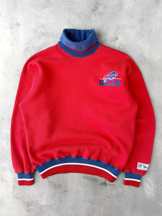 Buffalo Bills Turtleneck Sweatshirt 90's - Large