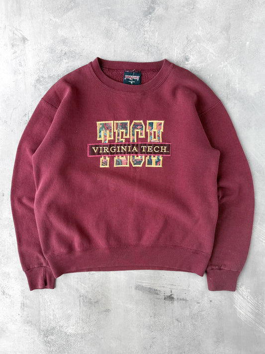 Virginia Tech University Sweatshirt 90's - Medium