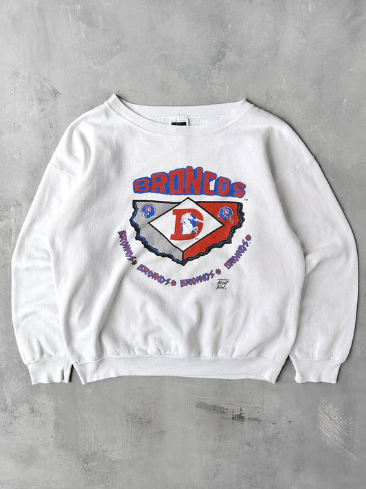 Denver Broncos Sweatshirt 90's - Large / XL