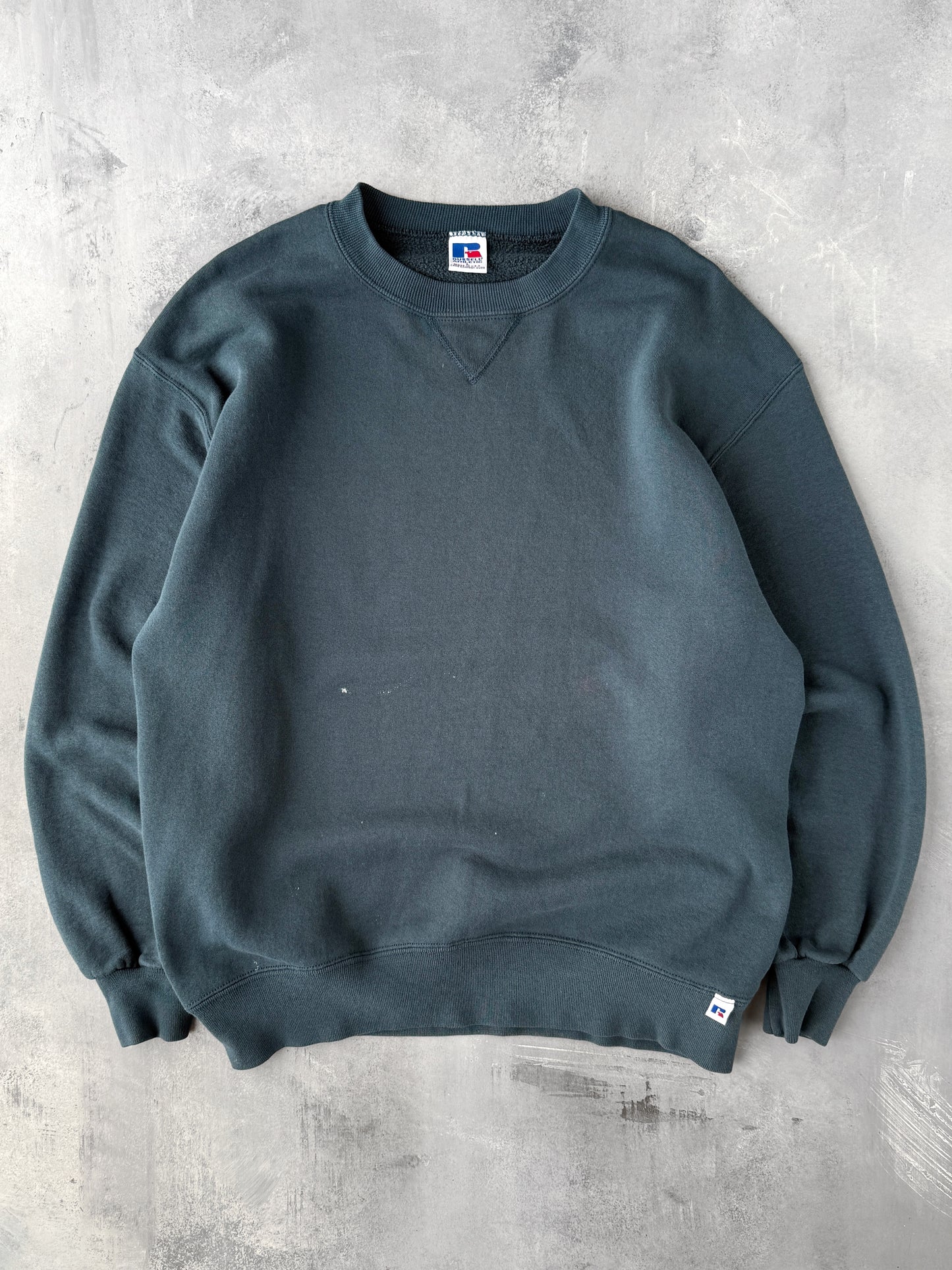 Russell Athletic Blank Sweatshirt 90's - Large
