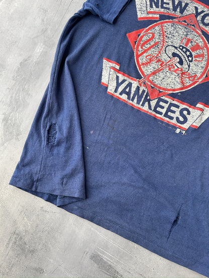 New York Yankees T-Shirt 80's - Large