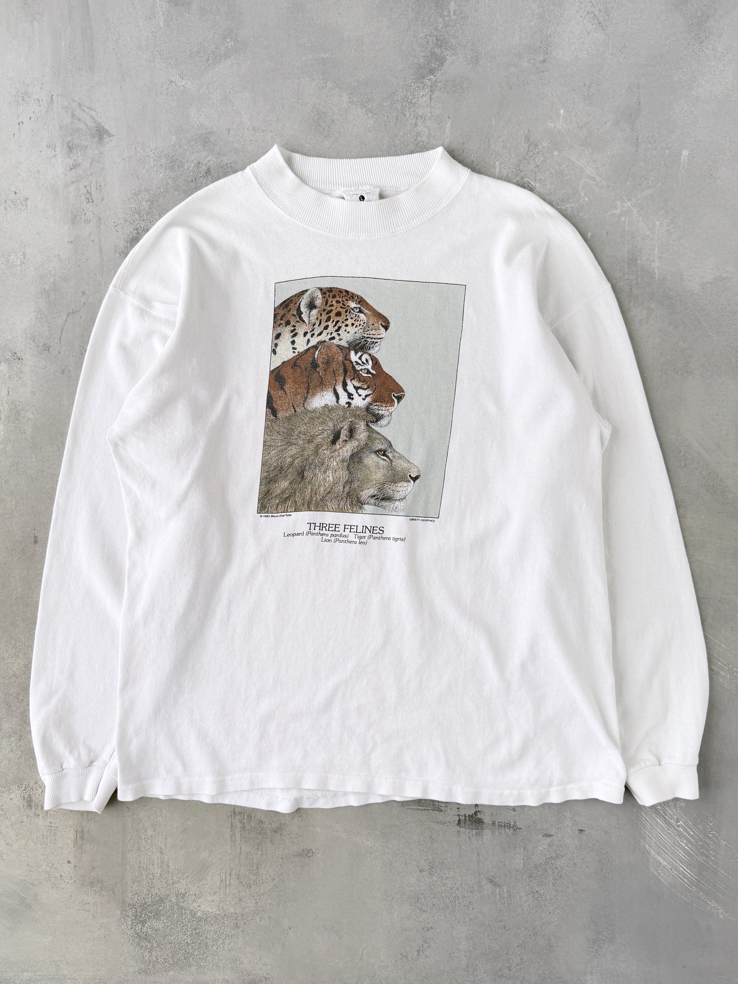 Three Felines Shirt '91 - Large