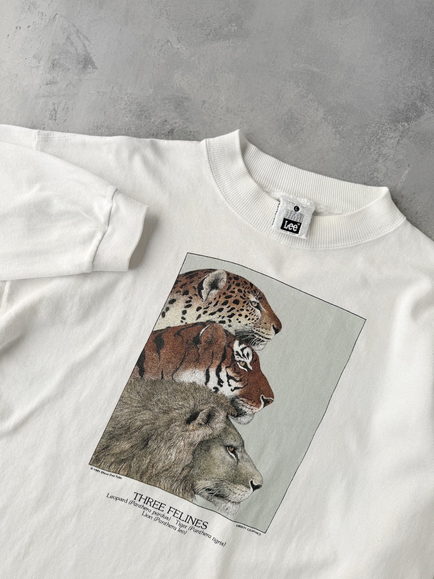 Three Felines Shirt '91 - Large