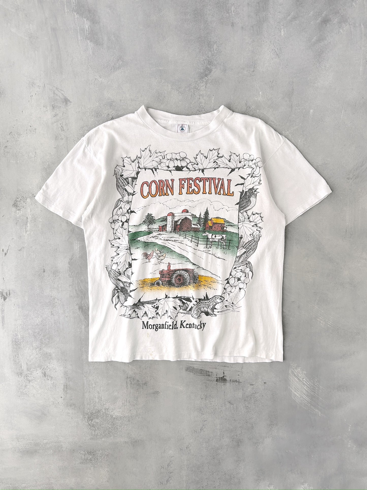 Morganfield Corn Festival T-Shirt 90's - Large