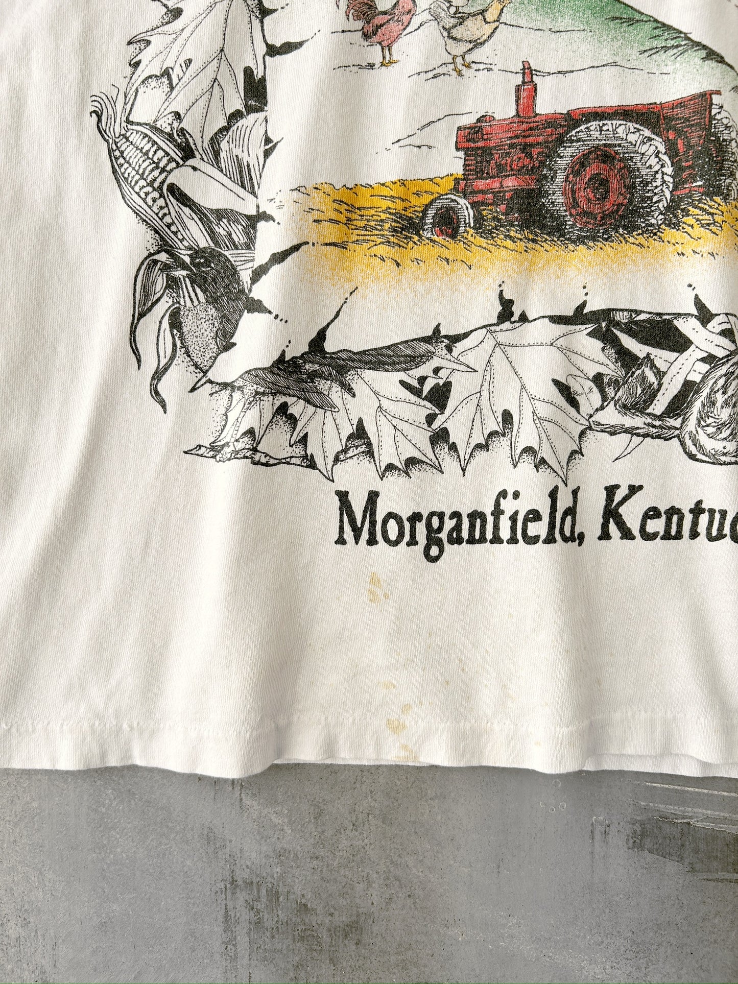 Morganfield Corn Festival T-Shirt 90's - Large