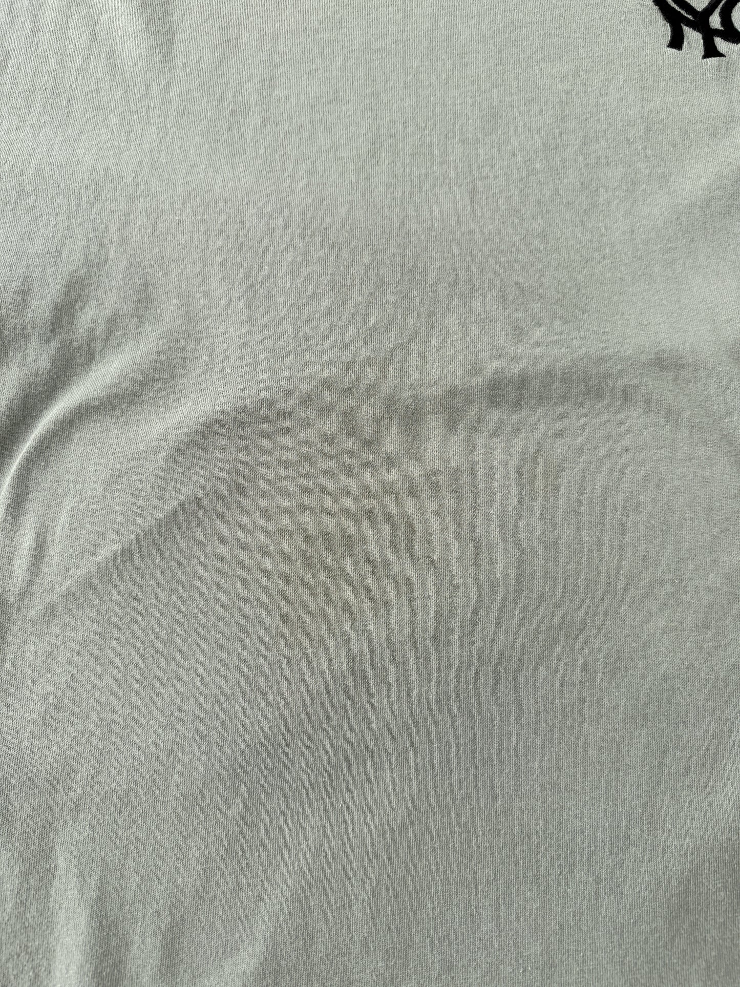 Sage Green Yankees Logo T-Shirt Y2K - Large / XL