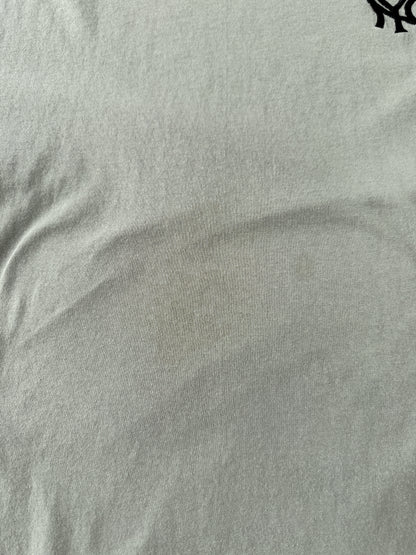 Sage Green Yankees Logo T-Shirt Y2K - Large / XL