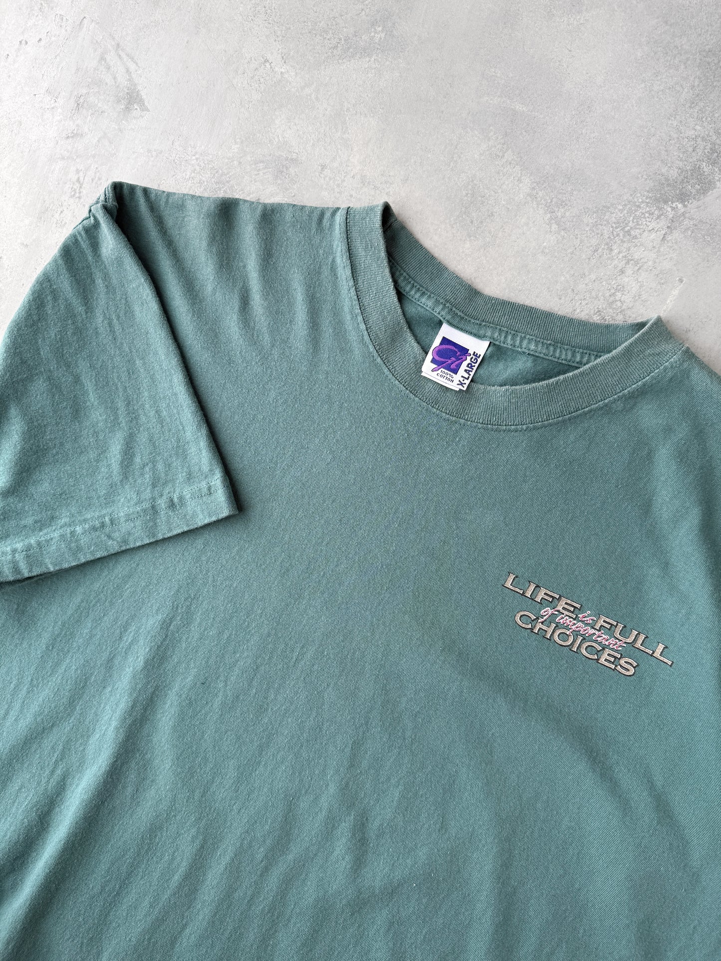 Important Choices Fishing T-Shirt '98 - XL