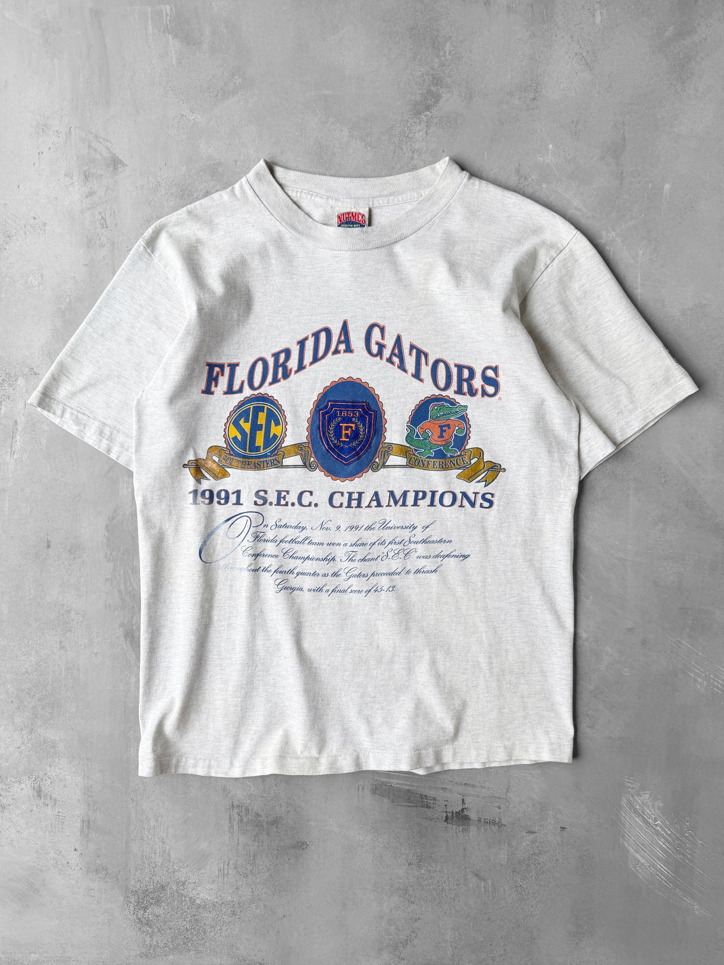 Florida Gators T-Shirt '91 - Large