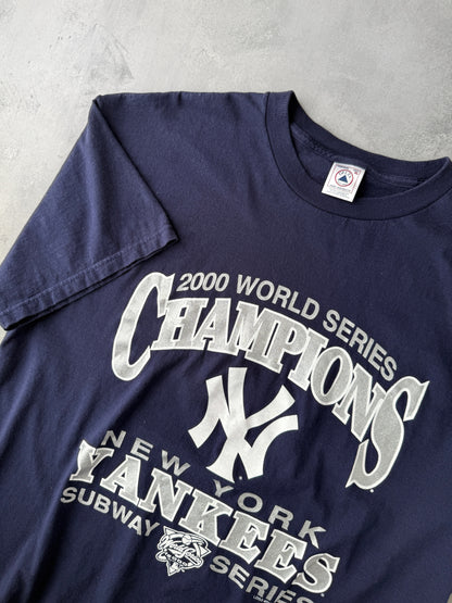 New York Yankees World Series T-Shirt '00 - XL