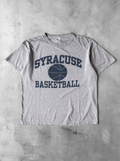 Syracuse University Basketball T-Shirt Y2K - Medium / Large