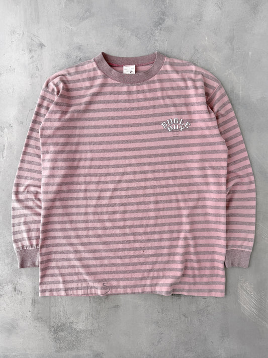 Bugle Boy Striped T-Shirt 90's - XL