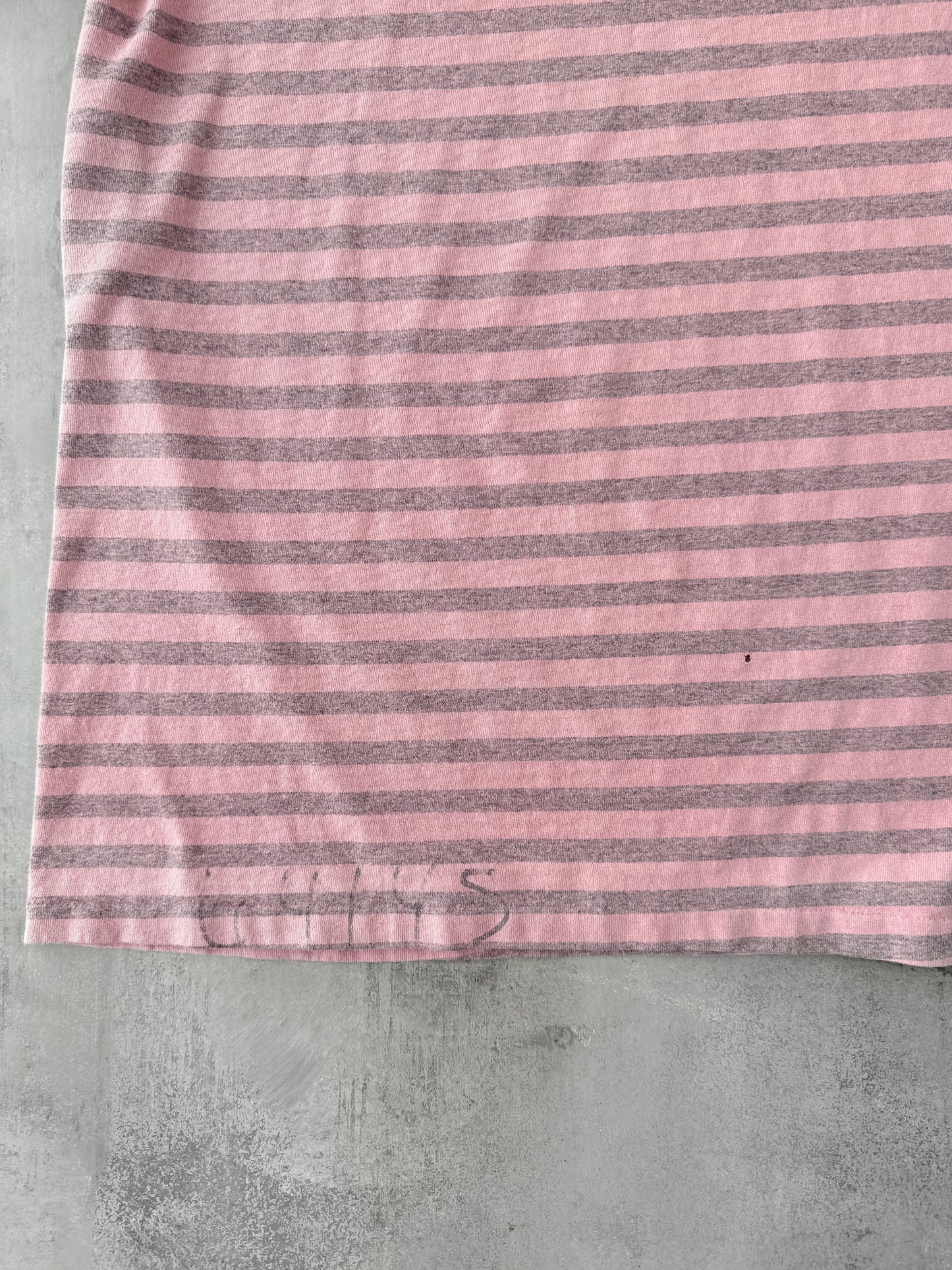 Bugle Boy Striped T-Shirt 90's - XL