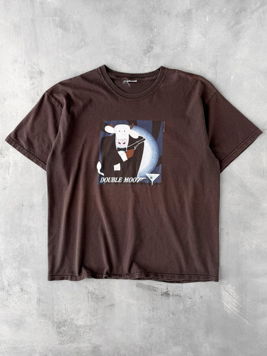 Double Moo7 T-Shirt Y2K - XL
