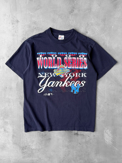 New York Yankees World Series T-Shirt '96 - Medium / Large